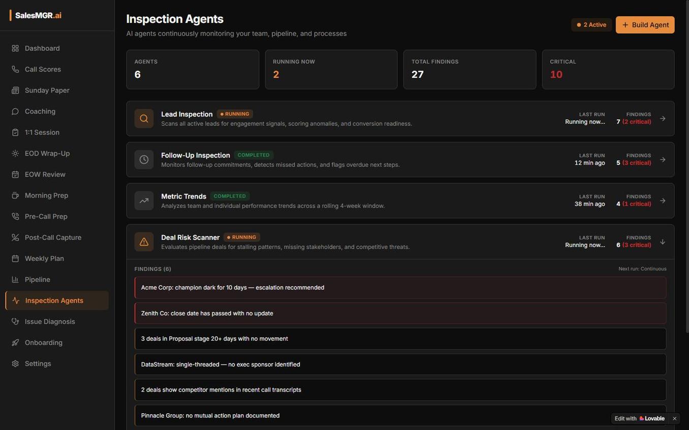 Deal Risk Scanner agent